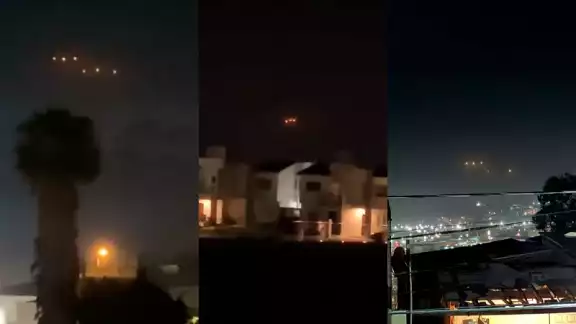 Debido a la similitud de las imágenes, se puede deducir que todos los videos fueron captados en la misma noche, mientras las luces se movían a lo largo de las costas de California.