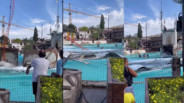 El accidente ocurrió en el Europa-Park, que es el parque acuático más grante de Alemania