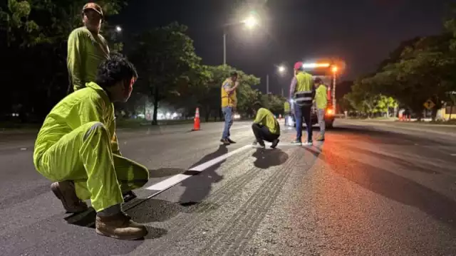 Supervisan avances en la conservación del Periférico de Mérida
