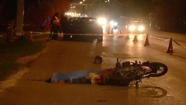 El accidente ocurrió durante la madrugada en la calle 60 con 167