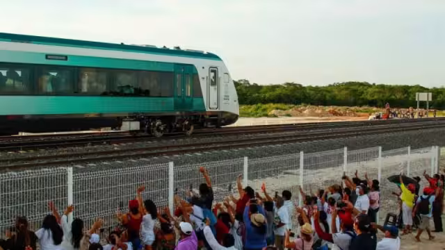 Así fue el primer viaje del Tren Maya este viernes 15 de diciembre
