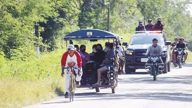 El "Caminante Guadalupano" ya lleva siete días de peregrinación.