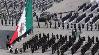 AMLO destacó que la Guardia Nacional y el cuerpo policiaco ocuparán un lugar importante en el Desfile Militar