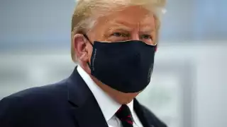 El presidente Trump encabezará su primer mitin, después de tener COVID-19, en Florida Foto: AP