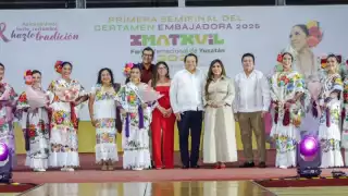 Ellas son las primeras cinco semifinalistas del Certamen Embajadora Xmatkuil 2025
