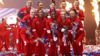 El equipo de gimnasia artística femenil de EU es favorito para llevarse múltiples medallas