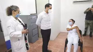 Yucatán primer estado en aplicar el 100% de las vacunas anticovid