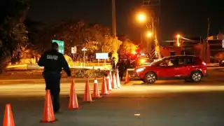 Durante la restricción de la movilidad se detuvo a 95 automovilistas que, además de transitar en horario no permitido, lo hacían bajo los efectos del alcohol