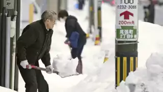 Japón ha reportado severas nevadas en las últimas horas