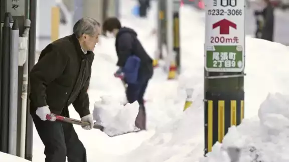 Japón ha reportado severas nevadas en las últimas horas Japón ha reportado severas nevadas en las últimas horas