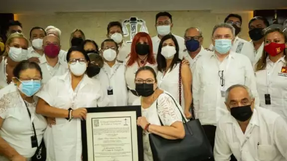 Layda Sansores San Román logró vencer en las votaciones del 6 de junio del presente año Layda Sansores San Román logró vencer en las votaciones del 6 de junio del presente año