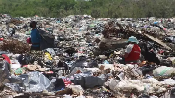 Varias personas viven de reciclar los desperdicios en los tiraderos de Yucatán