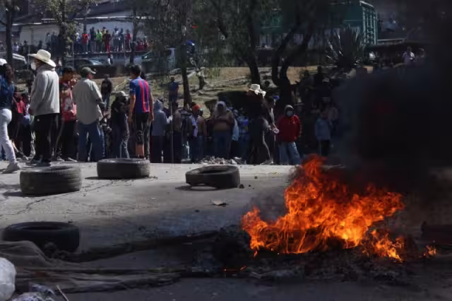 La manifestación de habitantes de Xochimilco fue por la falta de agua en la zona