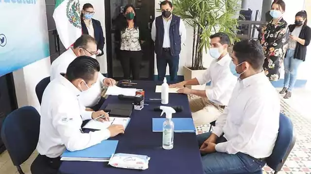 Rommel Pacheco y otros candidatos que buscan un cargo político en Yucatán