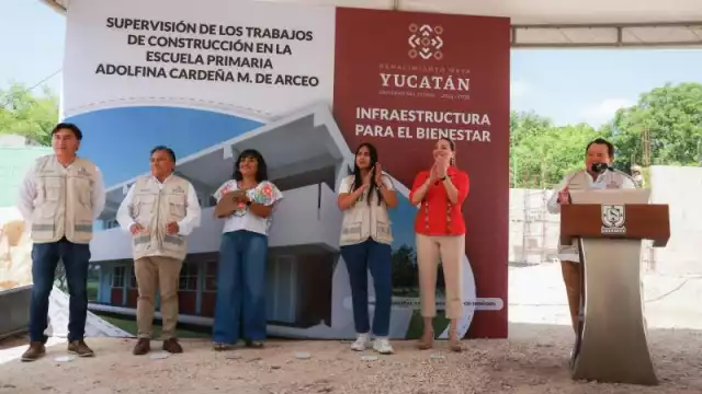 Gobierno de Yucatán reconstruye primaria en la colonia Azcorra de Mérida