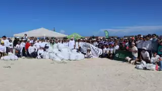 Retiran  cinco toneladas de basura  de 14 playas de Yucatán