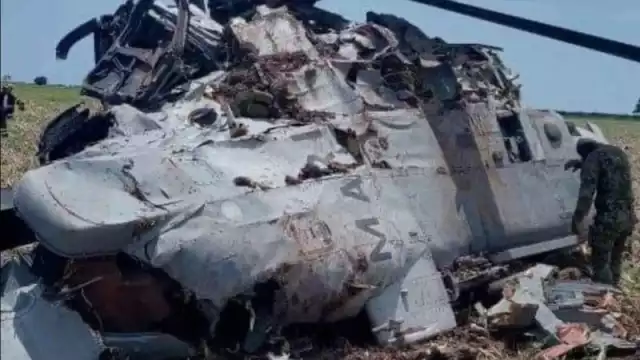 Rinden homenaje a elementos fallecidos en desplome del helicóptero
