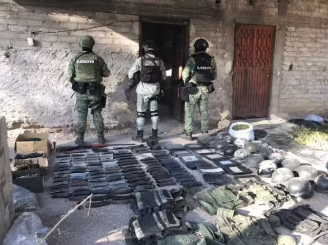 En la operación contra el Cártel Jalisco Nueva Generación también participaron elementos de la policía de Michoacán