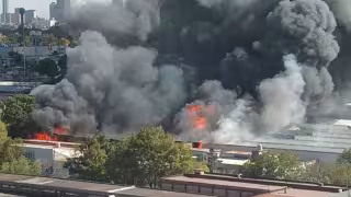 Incendio de estación gas LP en Azcapotzalco, CDMX
