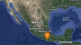 De acuerdo con el Sismológico Nacional el movimiento telúrico se registró a 25 kilómetros de este municipio guerrerense