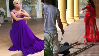 El videoclip se grabó en su totalidad en una hacienda de Yucatán