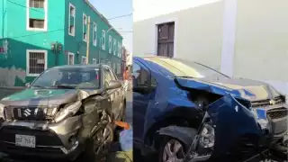 Una de las lesionadas fue una mujer quien presentó sangrado en la nariz