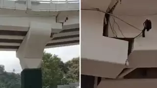 Protección Civil de Huixquilucan se encuentra en la zona revisando el sitio; no reportan lesionados