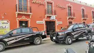 Una manta con amenazas apareció esta mañana en una capilla de Ticul