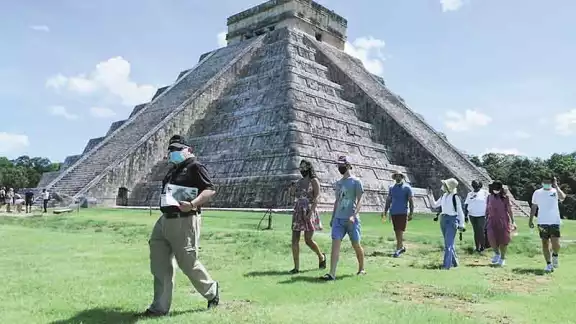 En septiembre Chichén Itzá registraba más de mil visitantes al día