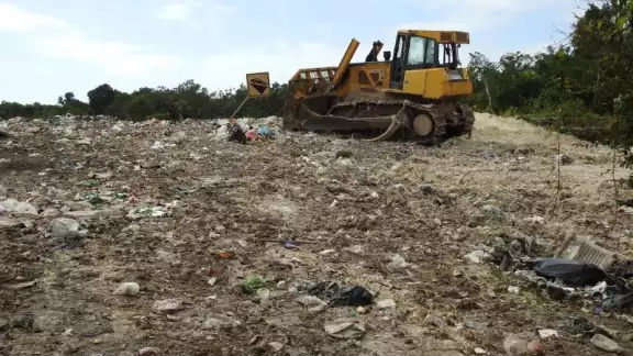 El relleno sanitario está a nada de rebasar su límite de uso