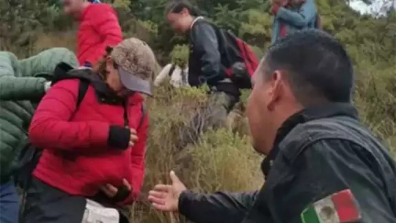 Un grupo de 15 personas fueron rescatadas en el Pico del Águila, en el Ajusco