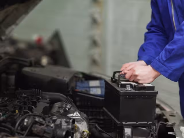 Vecinos vieron al hombre robando la batería de un auto