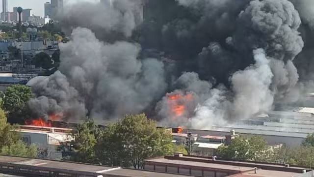 Incendio de estación gas LP en Azcapotzalco, CDMX