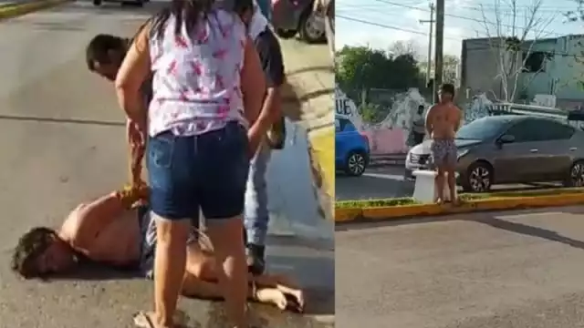 El ladrón intentó robar otra tienda pero fue detenido por los vecinos