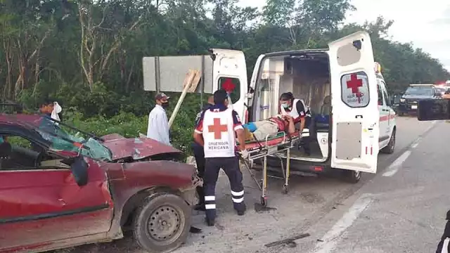 Carambola deja cuatro lesionados en Hunukú, Yucatán