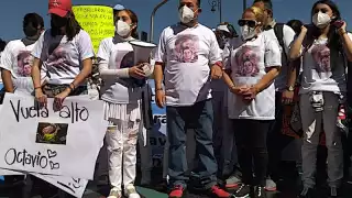 Familiares y amigos de Octavio Ocaña pidieron justicia por el joven actor