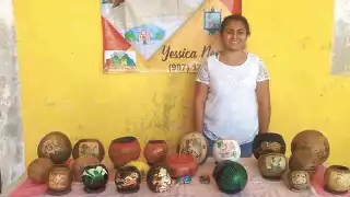 Yessica Negrón impulsa valores culturales a través de la pintura en Muna