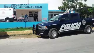 El supuesto narcomenudista fue llevado al Hospital General de Playa del Carmen en calidad de detenido