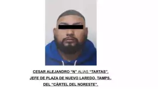 Capturan a 'El Tartas', líder del Cartel del Noreste en Nuevo Laredo, Tamaulipas