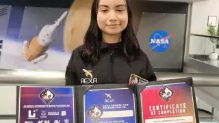 Agradeció el apoyo de la sociedad, ganaderos y servidores públicos, quienes le permitieron reunir el recurso para viajar.