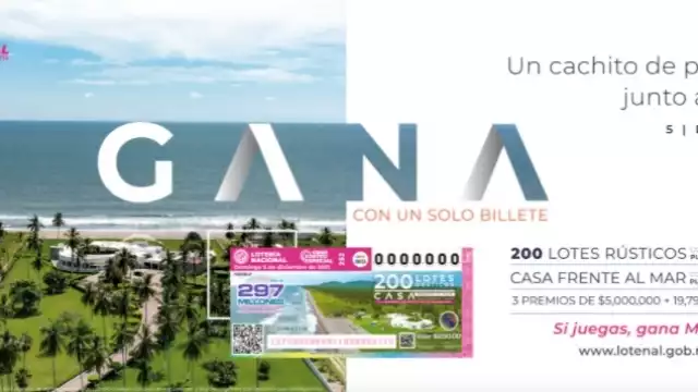 El premio mayor es una casa con frente al mar, en playa Espíritu, en Sinaloa