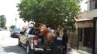 Los policías se llevaron los objetos que se iban a robar hasta que los dueños interpongan una denuncia