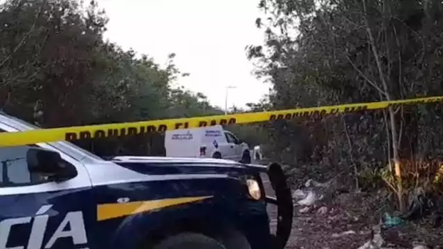La policía acordonó la zona del asesinato