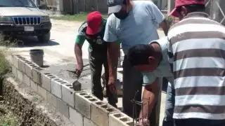 El pozo tiene 3 metros por 4 de largo y 5 metros de profundidad