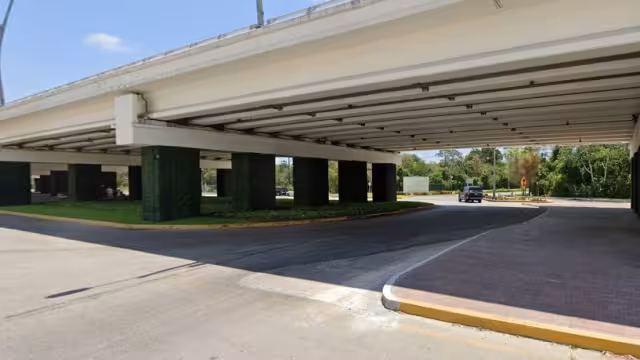 Los hechos se desarrollaron a la altura de este puente