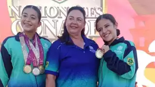 Emma Montejo y Constanza Sansores obvutieron 2 y una medalla respectivamente