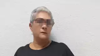 La mujer fue detenida y quedó a disposición de la FGE