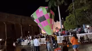 Arranca Novenario 2026 con juegos pirotécnicos en Hecelchakán