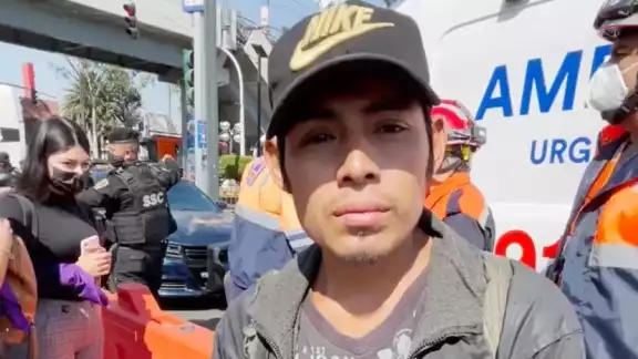 El hombre fue testigo del accidente de la Línea 12