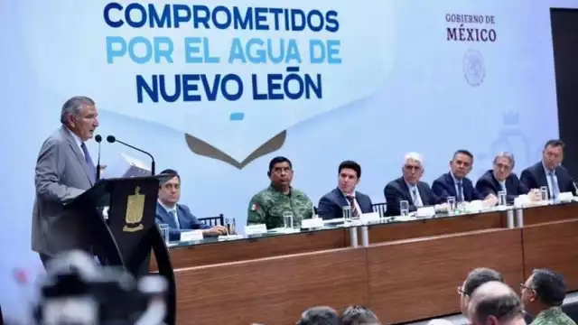 Empresas de Nuevo León de acuerdo con decreto de AMLO y darán Agua: Adán Augusto